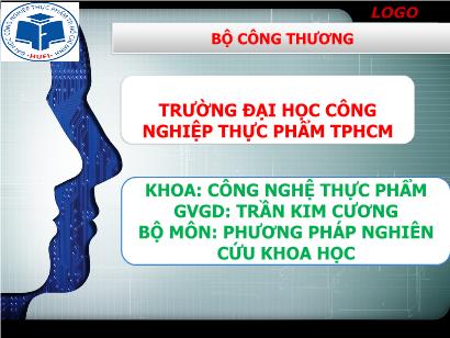 Đề tài Nghiên cứu khảo sát thị hiếu người tiêu dùng sử dụng nước mắm sản xuất theo phương pháp truyền thống và công nghiệp