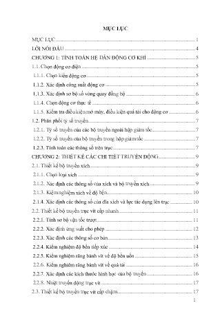 Đồ án Chi tiết máy - Thiết kế hệ dẫn động băng tải Đồ án Chi tiết máy - Thiết kế hệ dẫn động băng tải