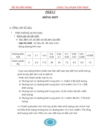 Đồ án Nền móng