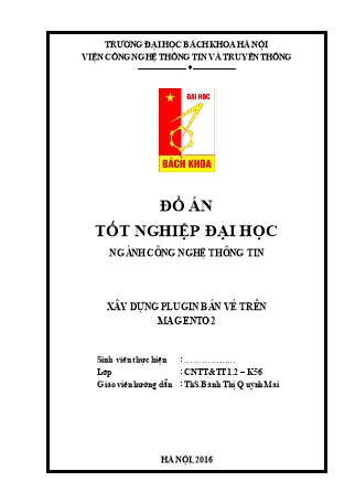 Đồ án Xây dựng plugin bán vé trên magento 2