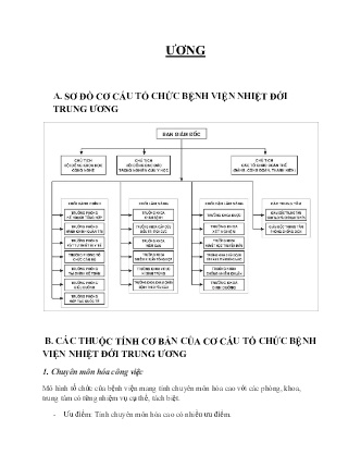 Biện pháp cải thiện cơ cấu tổ chức của Bệnh viện nhiệt đới Trung Ương Biện pháp cải thiện cơ cấu tổ chức của Bệnh viện nhiệt đới Trung Ương